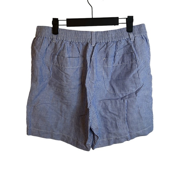 NWT TALBOTS STRIPED LINEN BLEND SHORTS - Picture 2 of 4